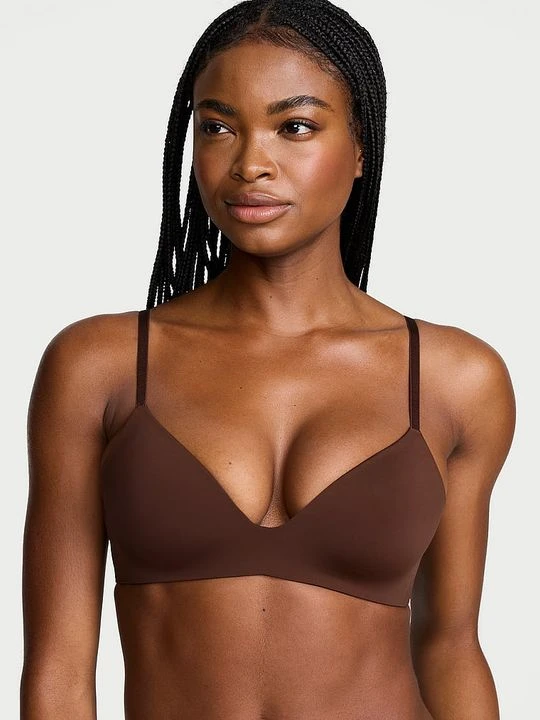 Zdjęcie produktu T-shirt Biustonosz lekko usztywniany bez fiszbin Smooth Victoria's Secret Brązowy