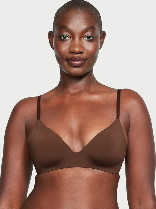 Zdjęcie produktu T-shirt Biustonosz lekko usztywniany bez fiszbin Victoria's Secret Brązowy