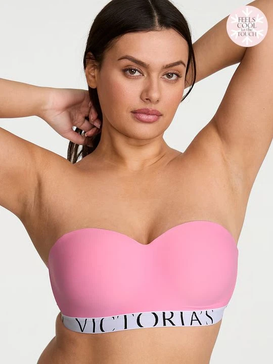 Zdjęcie produktu T-shirt Biustonosz lekko usztywniany bez ramiączek CoolBra Victoria's Secret Różowy