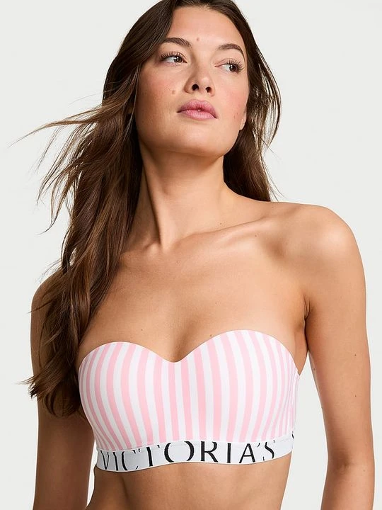 Zdjęcie produktu T-shirt Biustonosz lekko usztywniany bez ramiączek CoolBra Victoria's Secret Paski