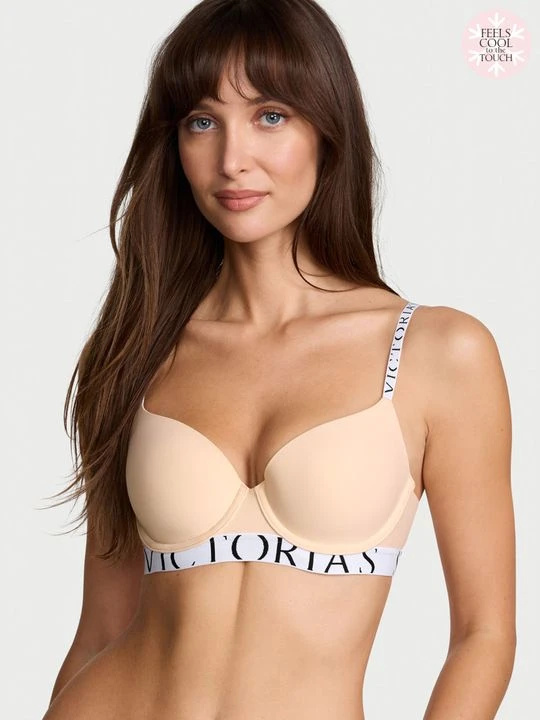 Zdjęcie produktu T-shirt Biustonosz lekko usztywniany CoolBra Demi Victoria's Secret Beżowy
