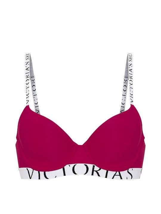 Zdjęcie produktu T-shirt Biustonosz lekko usztywniany CoolBra Demi Victoria's Secret Różowy