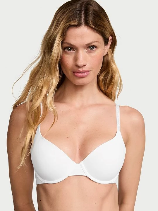 Zdjęcie produktu T-shirt Biustonosz lekko usztywniany Smooth Demi Victoria's Secret Biały