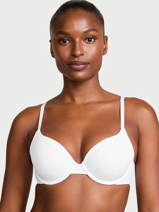 Zdjęcie produktu T-shirt Biustonosz push-up Perfect Shape Smooth Victoria's Secret Biały