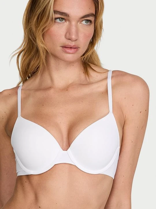 Zdjęcie produktu T-shirt Biustonosz push-up Perfect Shape Smooth Victoria's Secret Biały