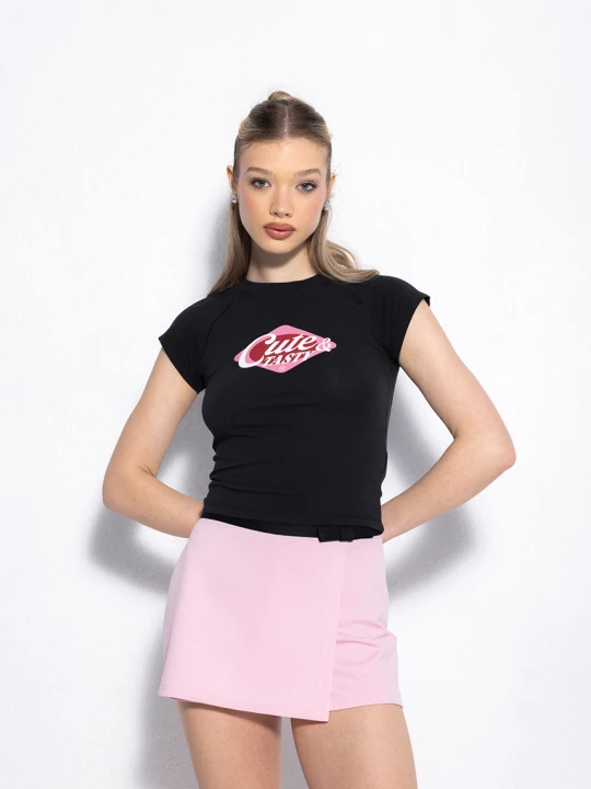 Zdjęcie produktu T-shirt cute n tasty Local Heroes Czarny