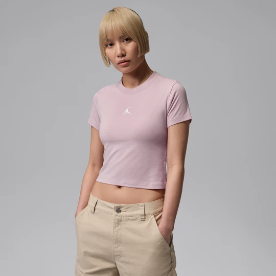 Zdjęcie produktu T-shirt damski Jordan Essentials - Różowy