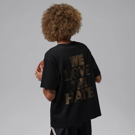 Zdjęcie produktu T-shirt damski z nadrukiem Dri-FIT Jordan Sport - Czerń