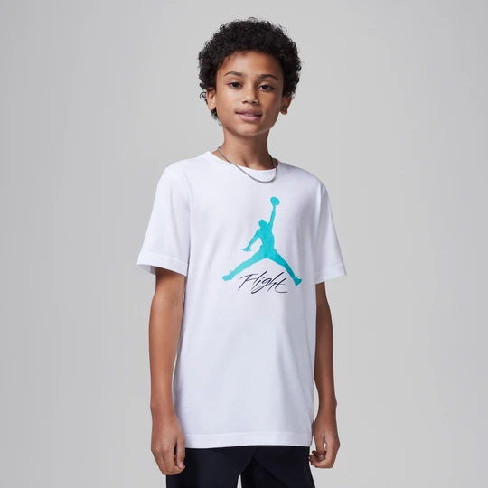 Zdjęcie produktu T-shirt dla dużych dzieci Baseline Jordan - Biel
