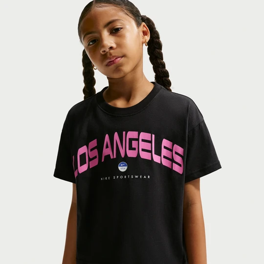 Zdjęcie produktu T-shirt dla dużych dzieci (dziewcząt) Nike - Czerń