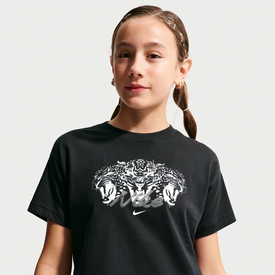 Zdjęcie produktu T-shirt dla dużych dzieci (dziewcząt) Nike - Czerń