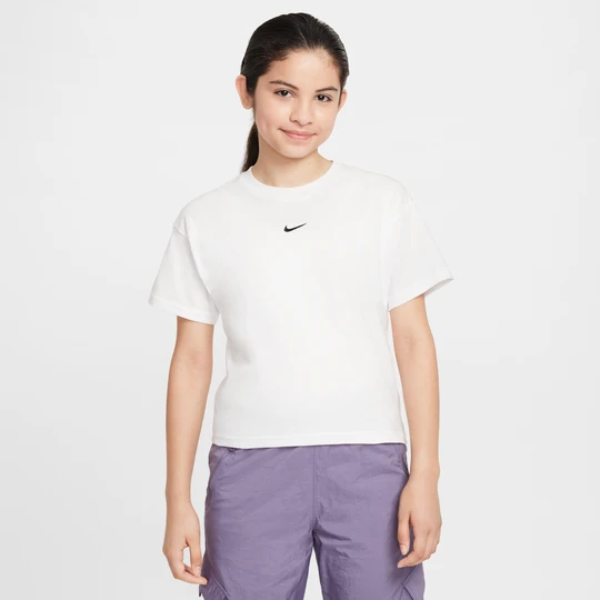 Zdjęcie produktu T-shirt dla dużych dzieci (dziewcząt) Nike Essential - Biel
