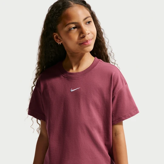 Zdjęcie produktu T-shirt dla dużych dzieci (dziewcząt) Nike Essential - Czerwony