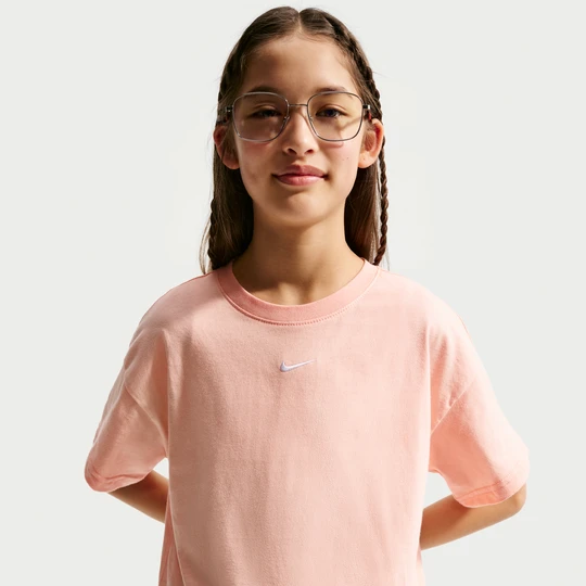 Zdjęcie produktu T-shirt dla dużych dzieci (dziewcząt) Nike Essential - Pomarańczowy