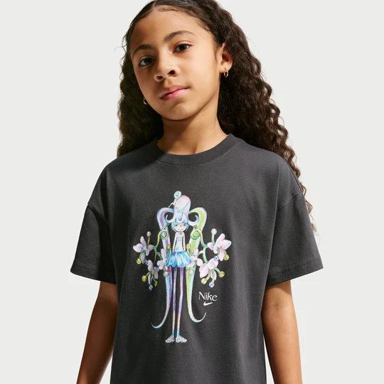 Zdjęcie produktu T-shirt dla dużych dzieci (dziewcząt) Nike - Szary