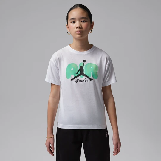 Zdjęcie produktu T-shirt dla dużych dzieci Jordan Air Bubble - Biel