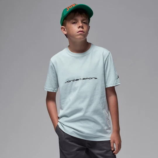 Zdjęcie produktu T-shirt dla dużych dzieci Jordan Dri-FIT Sport - Szary