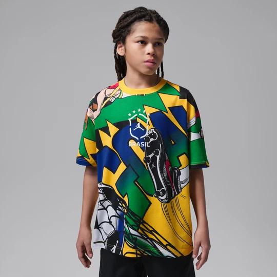 Zdjęcie produktu T-shirt dla dużych dzieci Jordan Essentials - Żółty