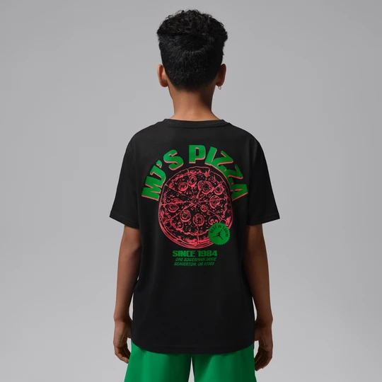 Zdjęcie produktu T-shirt dla dużych dzieci „MJ’s Pizza” Jordan - Czerń