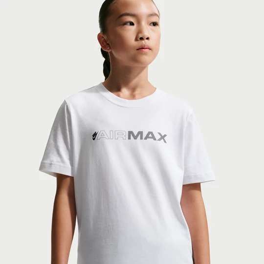 Zdjęcie produktu T-shirt dla dużych dzieci Nike Air Max - Biel