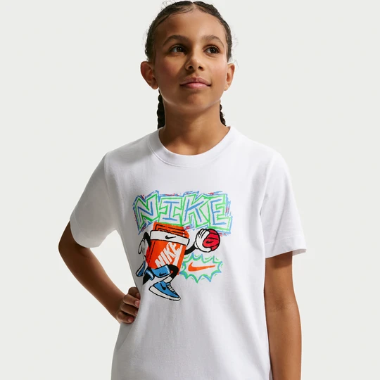 Zdjęcie produktu T-shirt dla dużych dzieci Nike - Biel