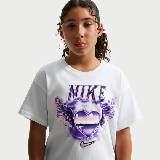 Zdjęcie produktu T-shirt dla dużych dzieci Nike - Biel
