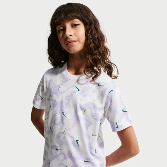 Zdjęcie produktu T-shirt dla dużych dzieci Nike - Biel