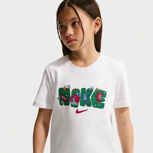 Zdjęcie produktu T-shirt dla dużych dzieci Nike - Biel
