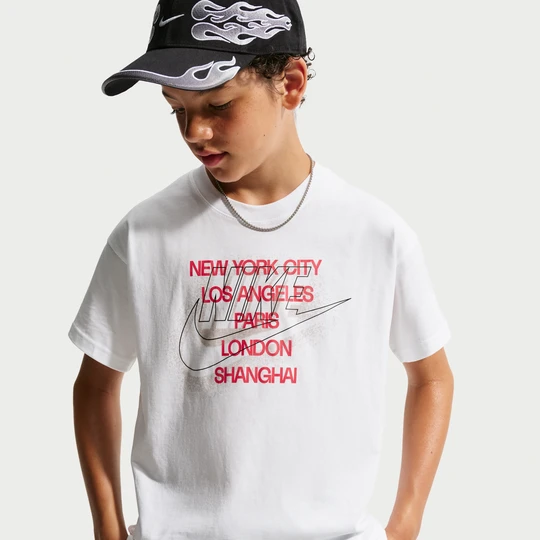 Zdjęcie produktu T-shirt dla dużych dzieci Nike - Biel