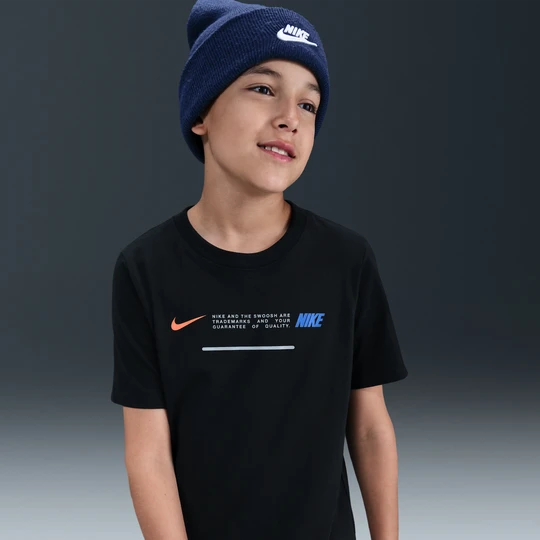 Zdjęcie produktu T-shirt dla dużych dzieci Nike - Czerń
