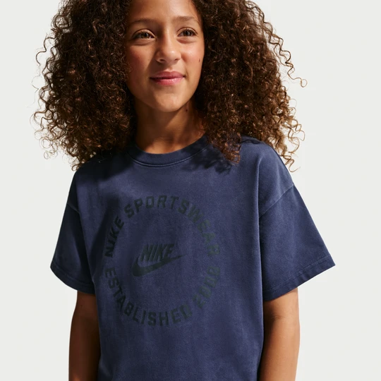Zdjęcie produktu T-shirt dla dużych dzieci Nike - Niebieski