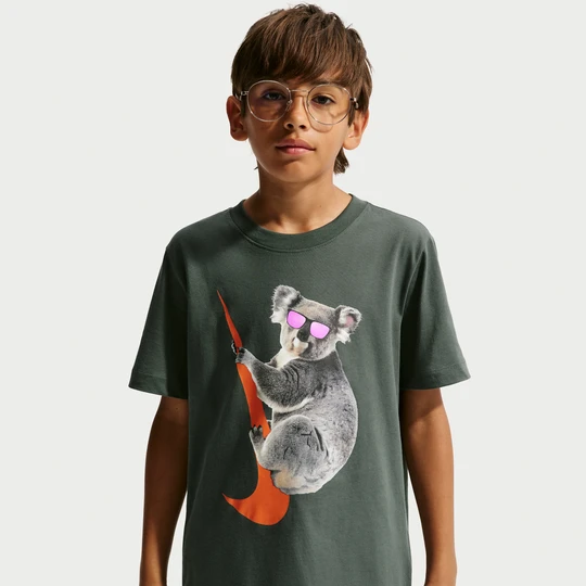 Zdjęcie produktu T-shirt dla dużych dzieci Nike - Zieleń