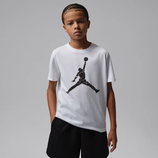 Zdjęcie produktu T-shirt dla dużych dzieci z grafiką Jordan Sport Dri-FIT Filled Jumpman - Biel