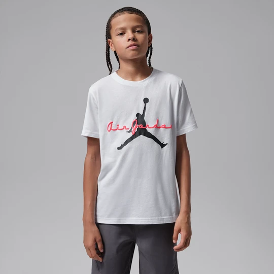 Zdjęcie produktu T-shirt dla dużych dzieci z napisem Jordan Flight Essentials - Biel