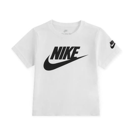 Zdjęcie produktu T-shirt dla małych dzieci Futura Evergreen Nike - Biel