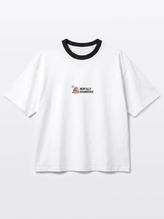 Zdjęcie produktu T-shirt dziewczęcy boxy, z grafiką z przodu, biały Reporter