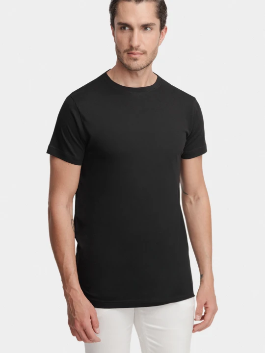 Zdjęcie produktu T-shirt ILYA 01002C90GSA Giacomo Conti czarny