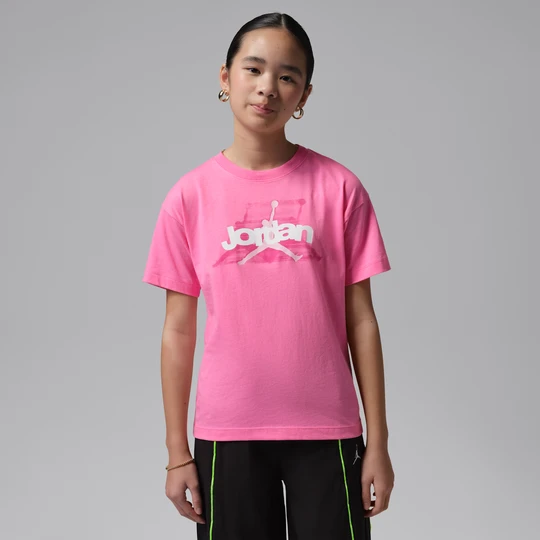 Zdjęcie produktu T-shirt Jordan dla dużych dzieci - Różowy