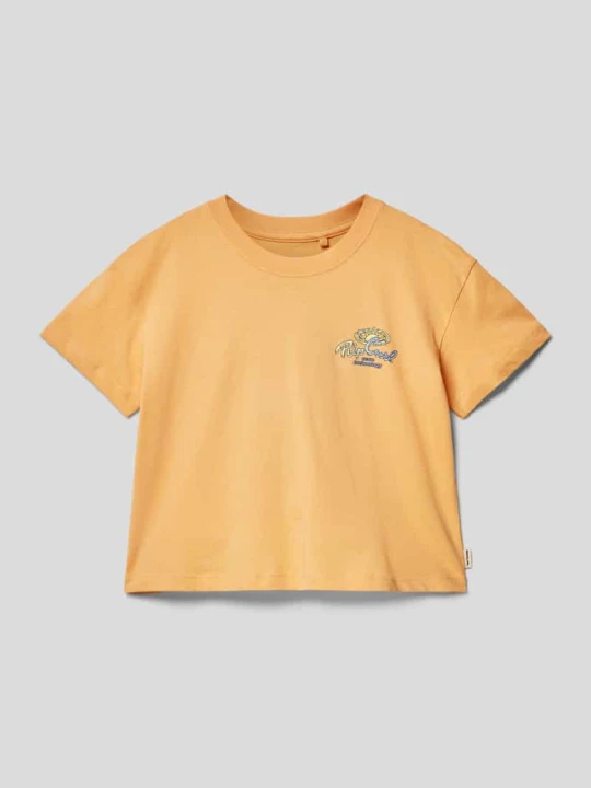 Zdjęcie produktu T-shirt krótki z nadrukiem z logo z tyłu Rip Curl Morelowy