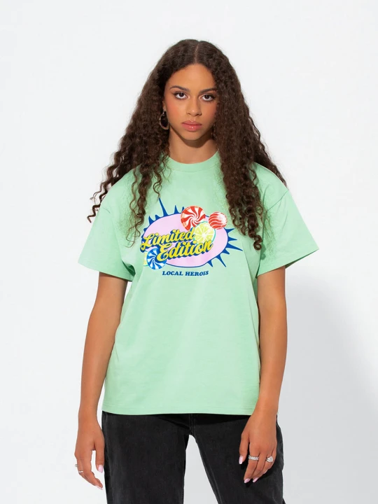 Zdjęcie produktu T-shirt limited edition candy Local Heroes Zielony
