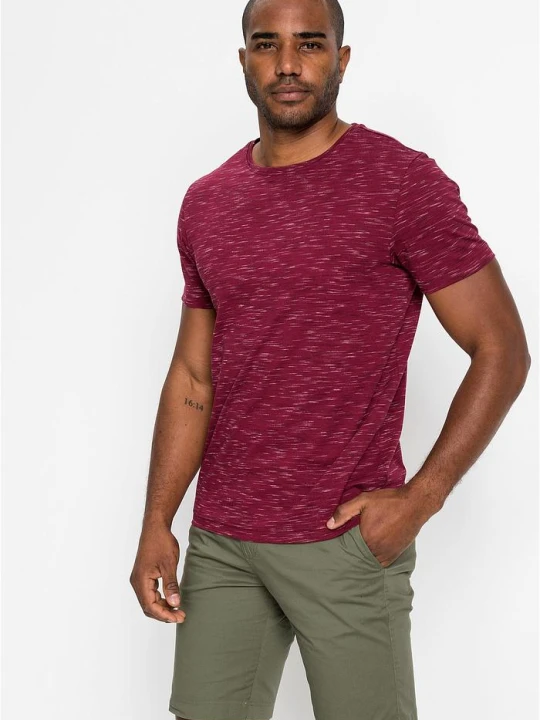 Zdjęcie produktu T-shirt regular fit BonPrix czerwony