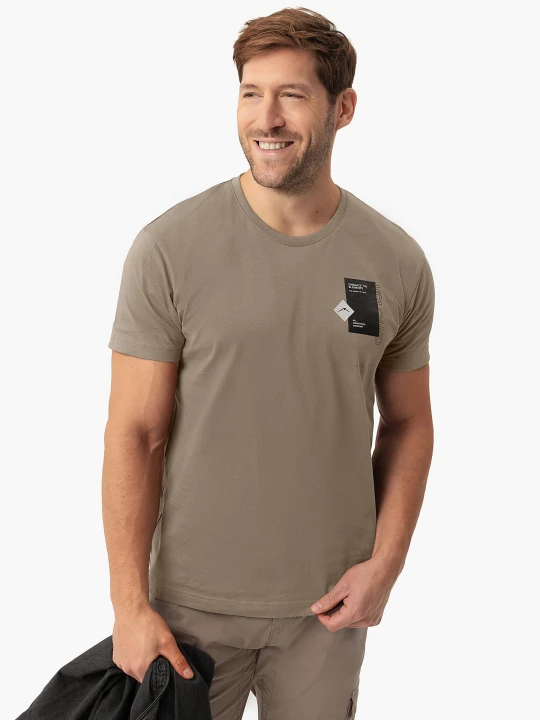 Zdjęcie produktu T-shirt męski, Comfort Fit, T-PATCH Volcano