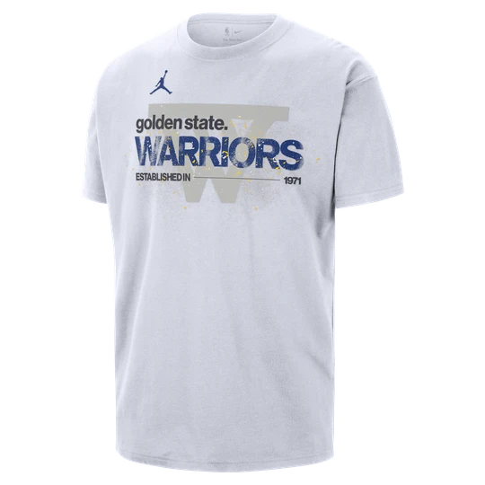 Zdjęcie produktu T-shirt męski Golden State Warriors Courtside Jordan '85 NBA Statement - Biel