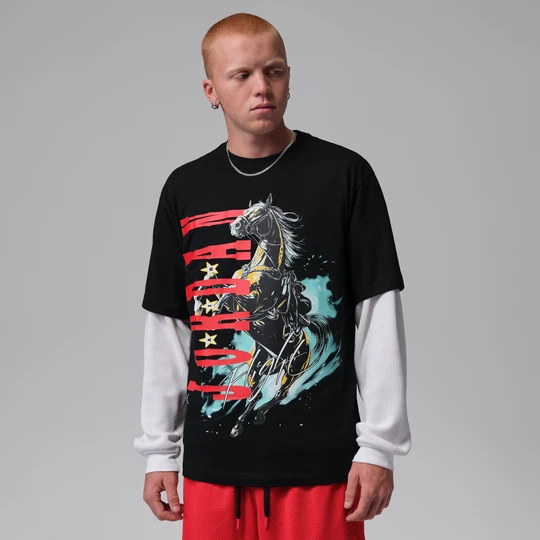 Zdjęcie produktu T-shirt męski Jordan Flight - Czerń