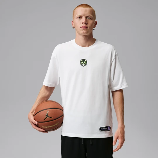 Zdjęcie produktu T-shirt męski Jordan Sport Quai 54 Dri-FIT - Biel