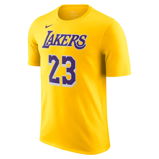 Zdjęcie produktu T-shirt męski Los Angeles Lakers Nike NBA - Żółty