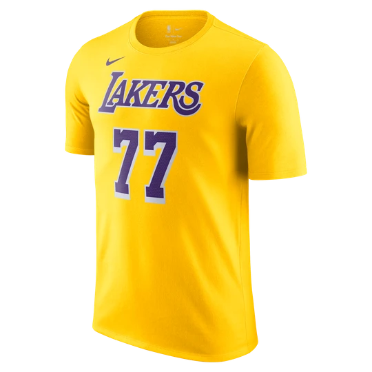 Zdjęcie produktu T-shirt męski Los Angeles Lakers Nike NBA - Żółty