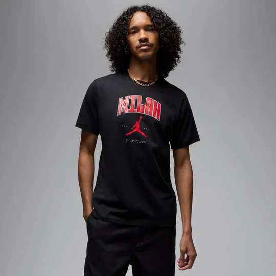 Zdjęcie produktu T-shirt męski Mediolan Jordan - Czerń