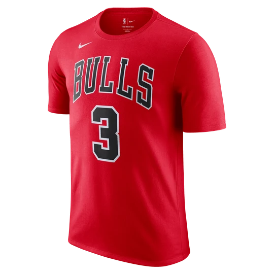 Zdjęcie produktu T-shirt męski NBA Nike Chicago Bulls - Czerwony