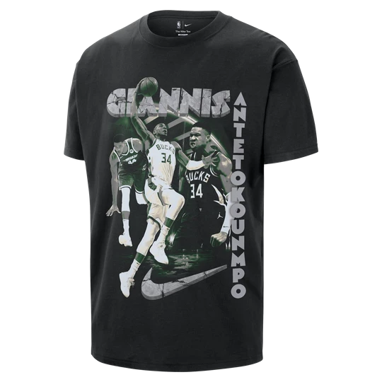 Zdjęcie produktu T-shirt męski NBA Nike Giannis Antetokounmpo - Czerń